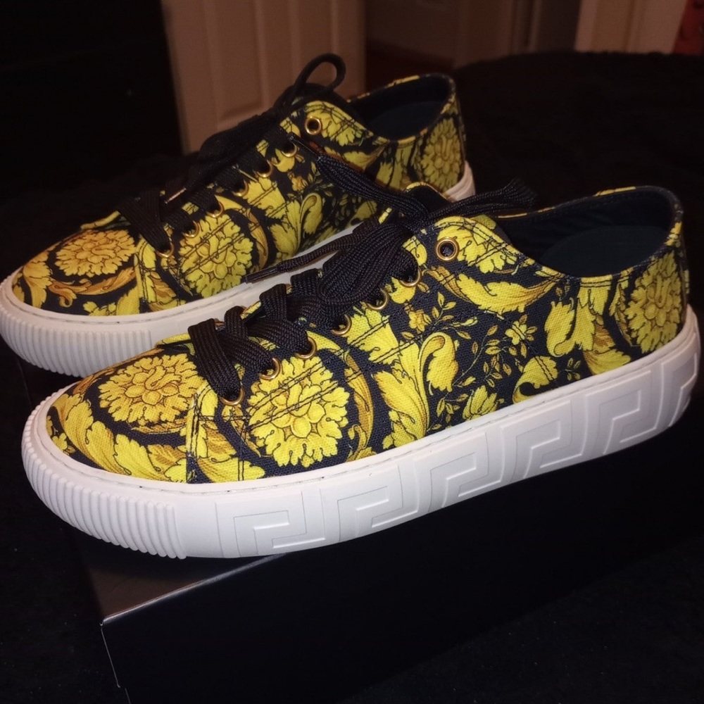 Versace Canvas Shoes